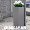 Chậu Composite Ipot Vuông Cao Sang Trọng | Ip-00001